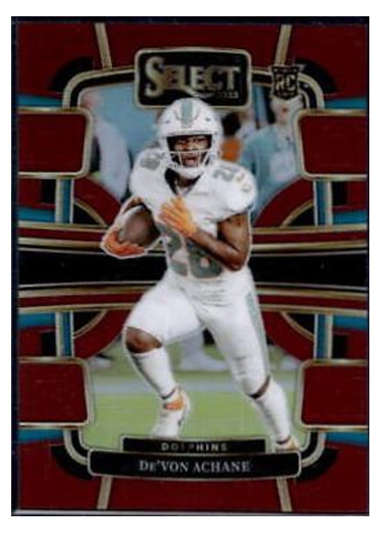 2023 Panini Select Base Set De'Von Achane #63 card