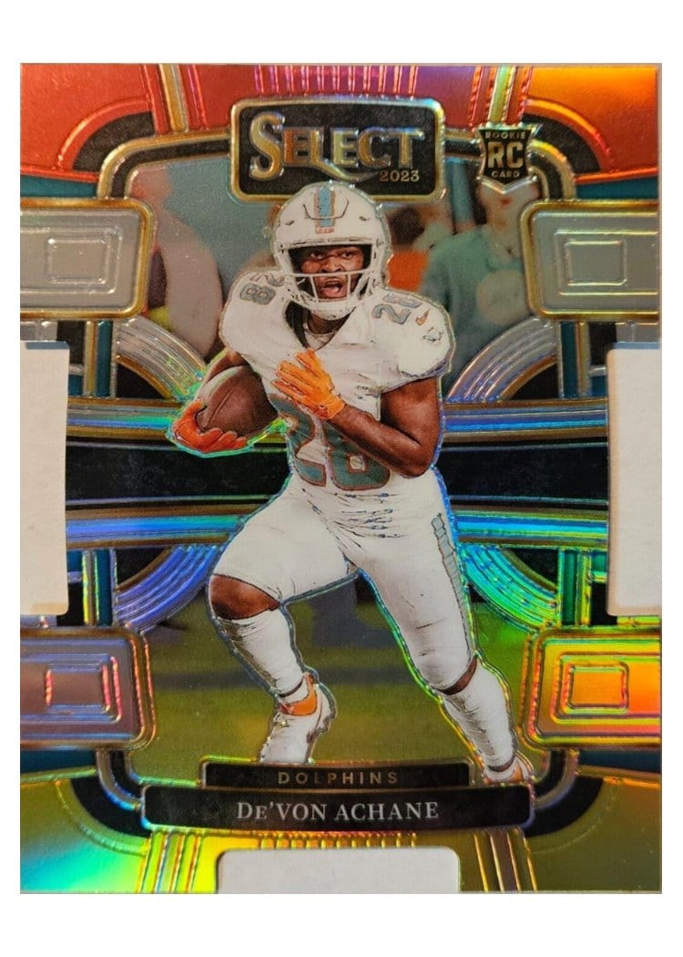 2023 Panini Select Base Set De'Von Achane #63 card