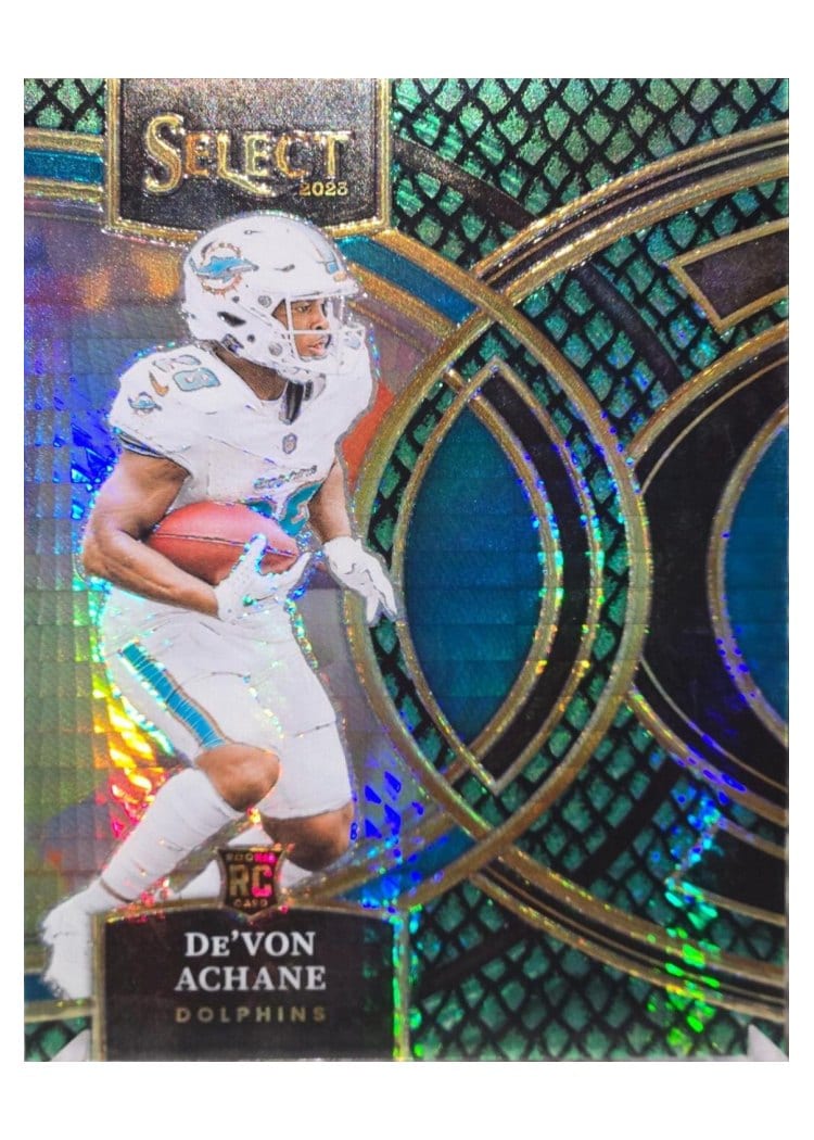 2023 Panini Select Base Set De'Von Achane #63 card