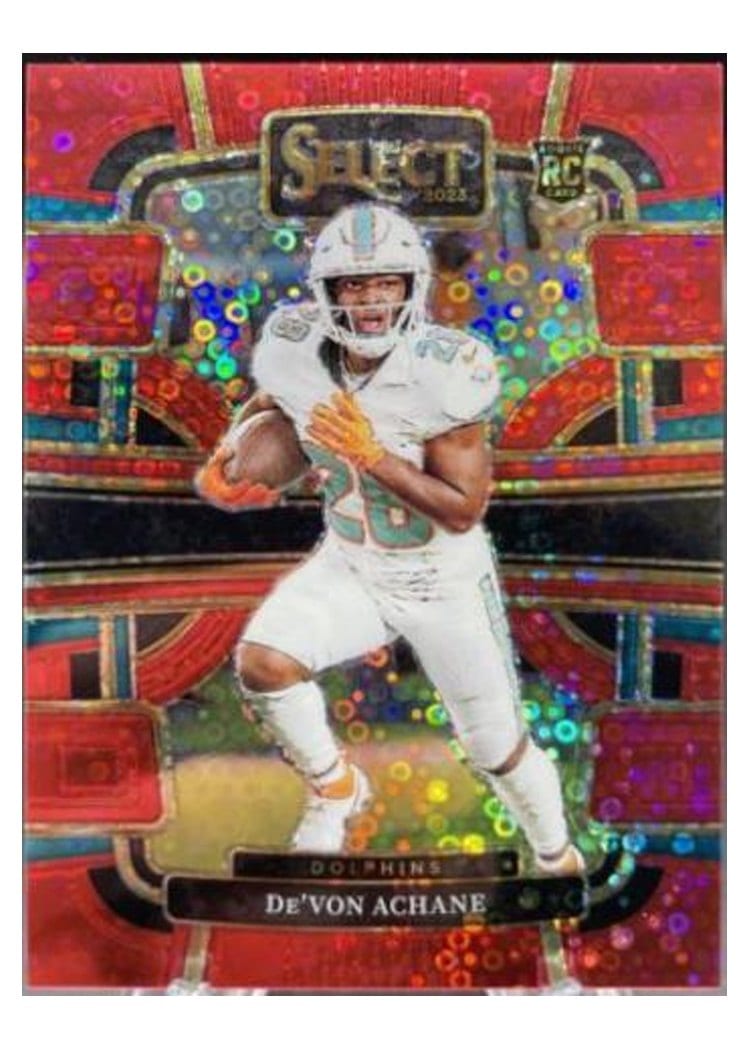 2023 Panini Select Base Set De'Von Achane #63 card