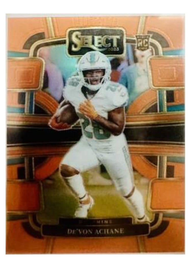 2023 Panini Select Base Set De'Von Achane #63 card