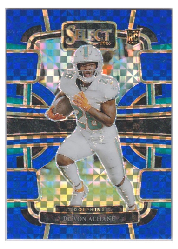2023 Panini Select Base Set De'Von Achane #63 card