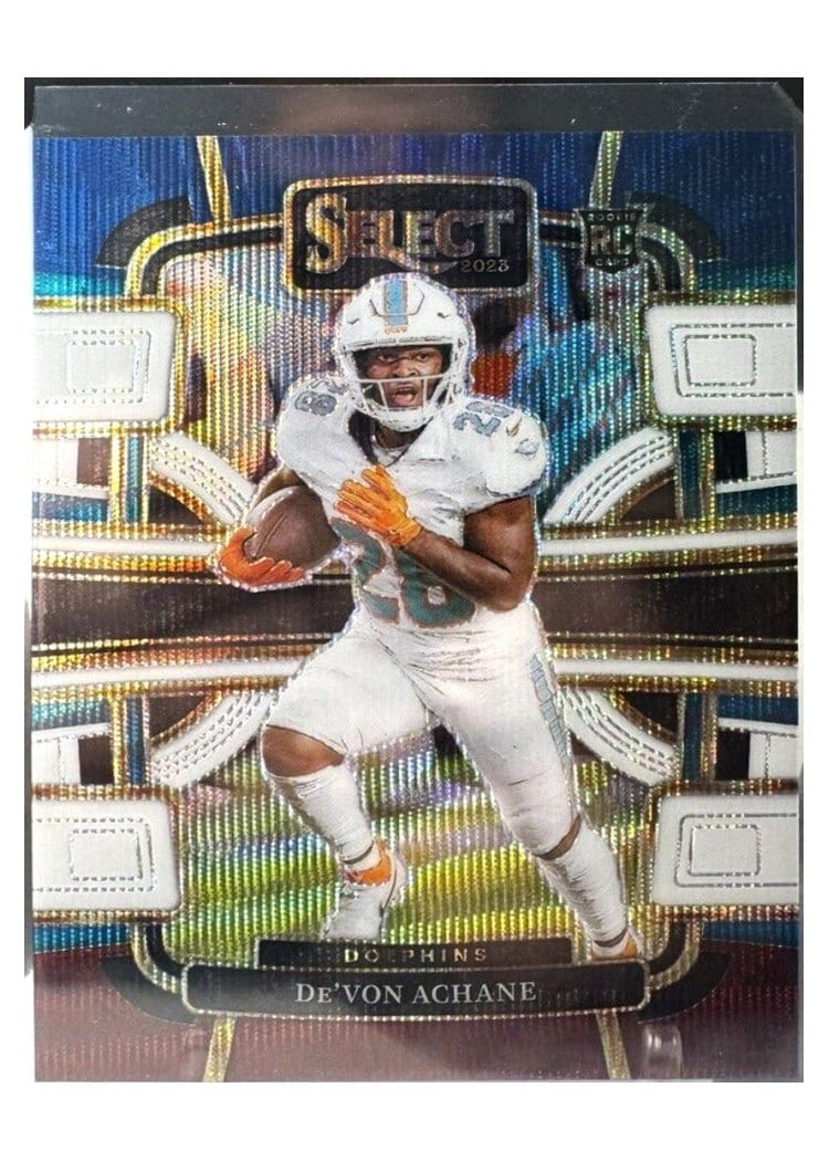 2023 Panini Select Base Set De'Von Achane #63 card