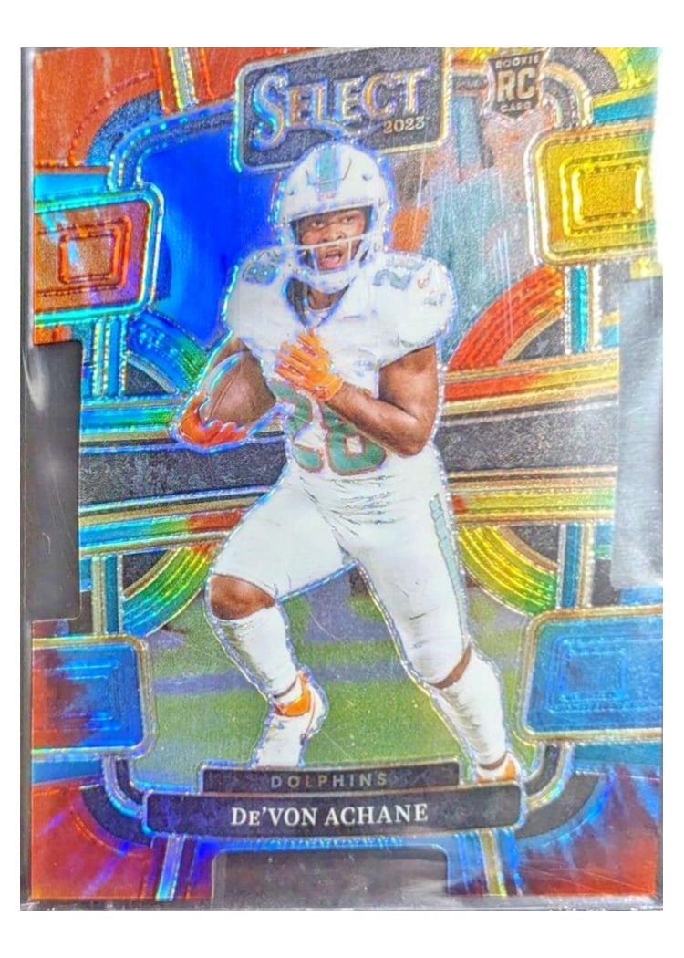 2023 Panini Select Base Set De'Von Achane #63 card