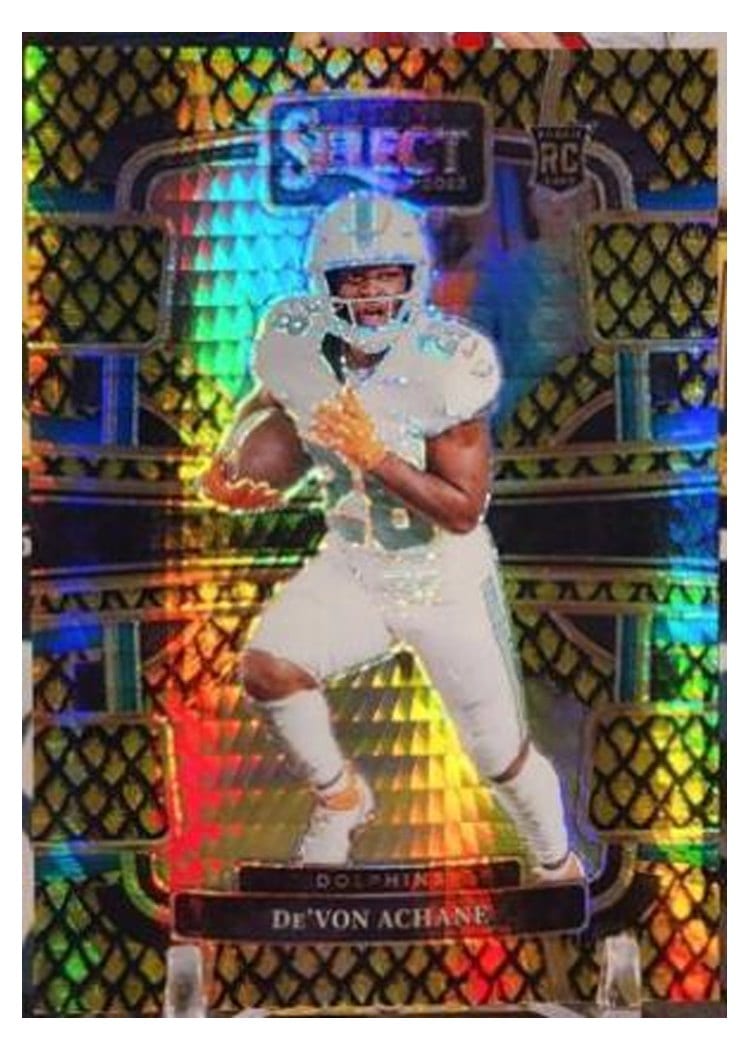2023 Panini Select Base Set De'Von Achane #63 card