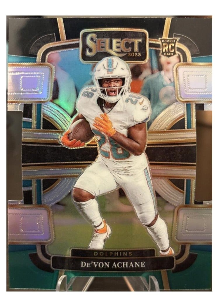 2023 Panini Select Base Set De'Von Achane #63 card