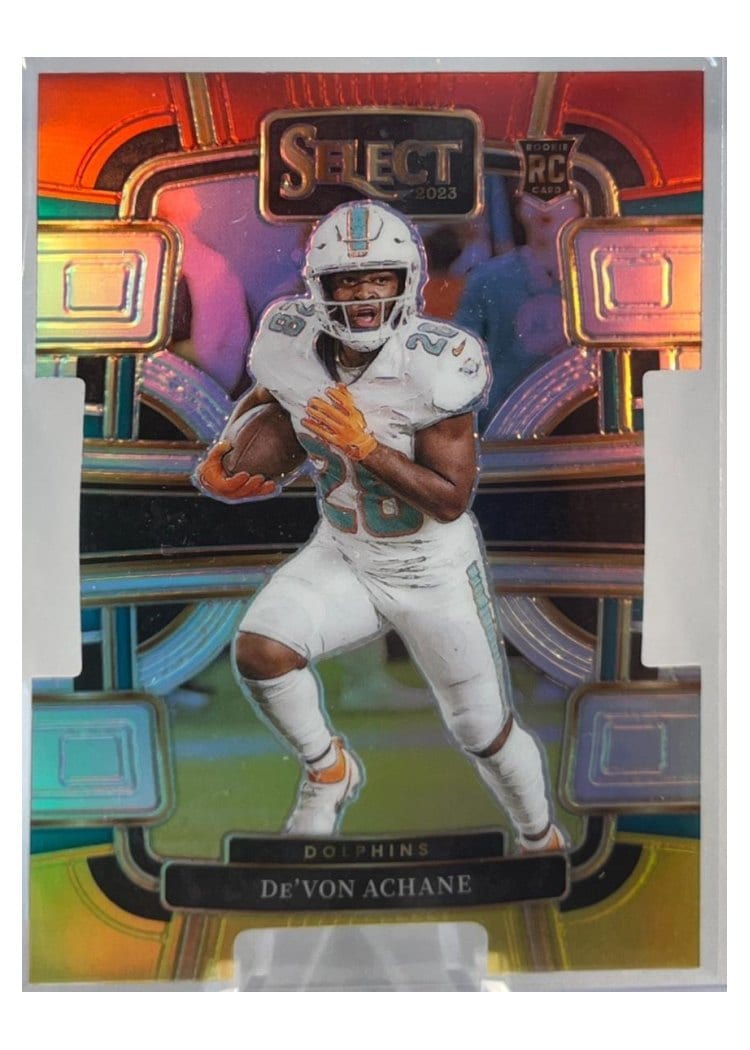 2023 Panini Select Base Set De'Von Achane #63 card