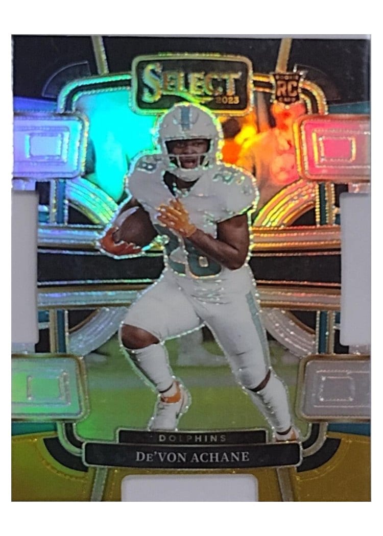 2023 Panini Select Base Set De'Von Achane #63 card