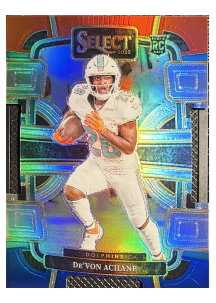 2023 Panini Select Base Set De'Von Achane #63 card