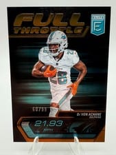 2024 Donruss Elite Full Throttle De'Von Achane #3 card