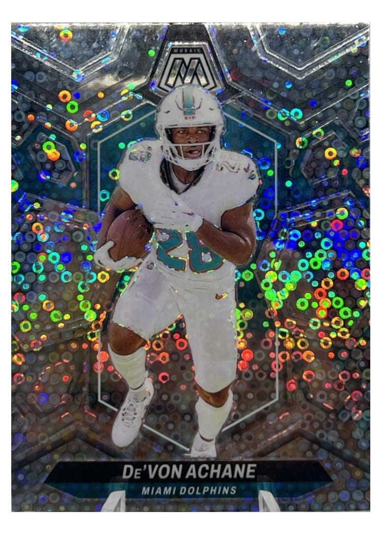 2024 Panini Mosaic Base Set De'Von Achane #135 card