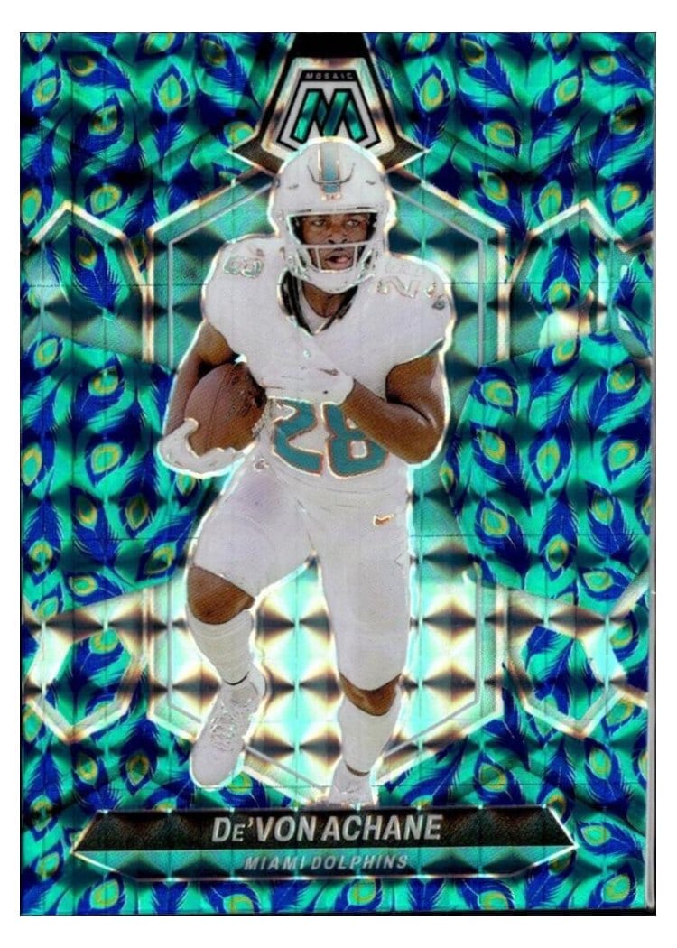 2024 Panini Mosaic Base Set De'Von Achane #135 card