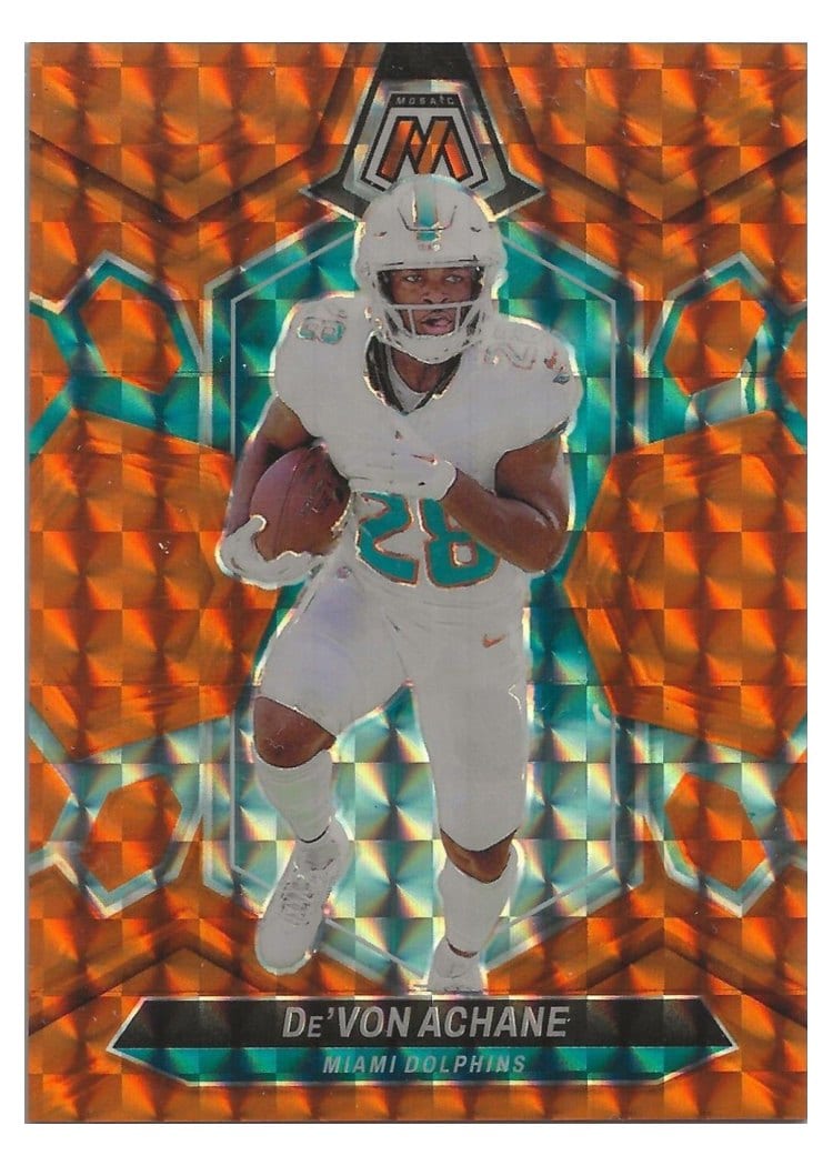 2024 Panini Mosaic Base Set De'Von Achane #135 card