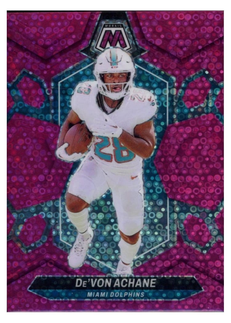 2024 Panini Mosaic Base Set De'Von Achane #135 card