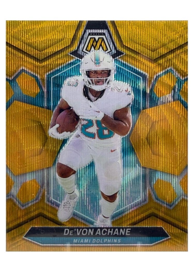 2024 Panini Mosaic Base Set De'Von Achane #135 card