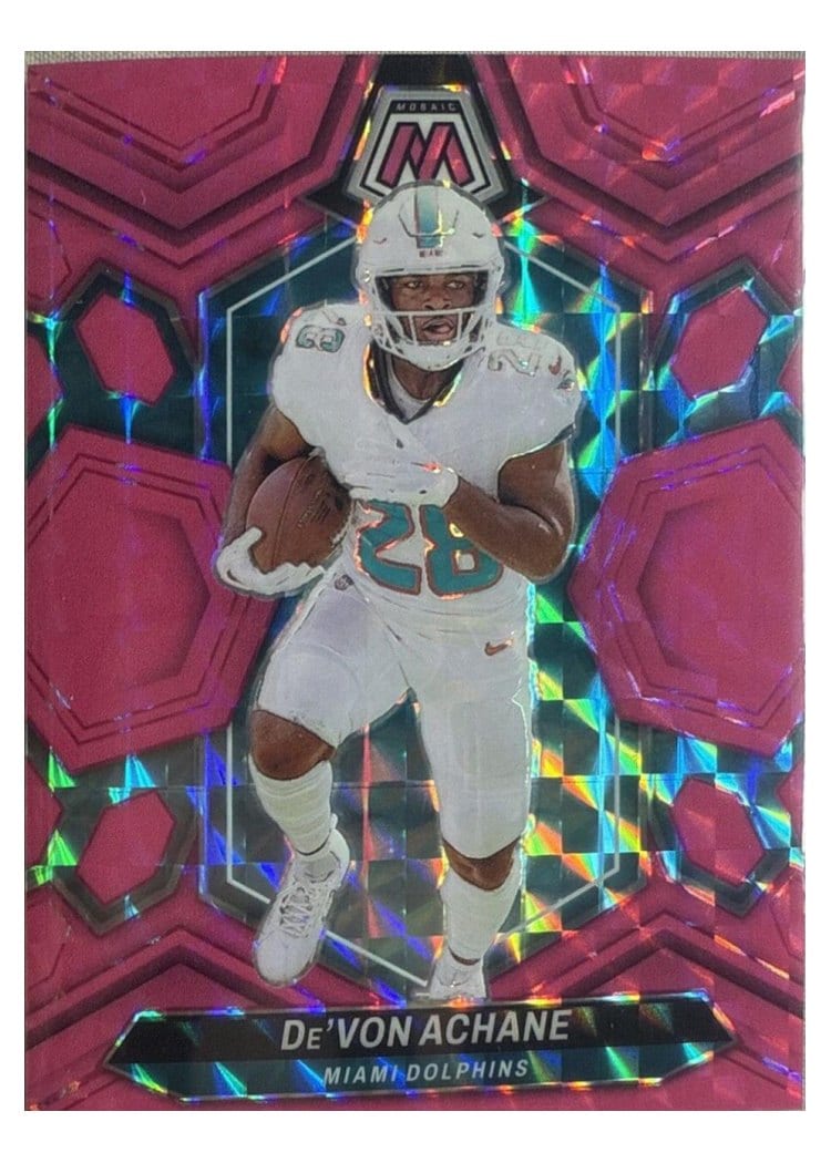 2024 Panini Mosaic Base Set De'Von Achane #135 card