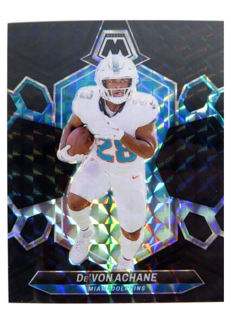 2024 Panini Mosaic Base Set De'Von Achane #135 card