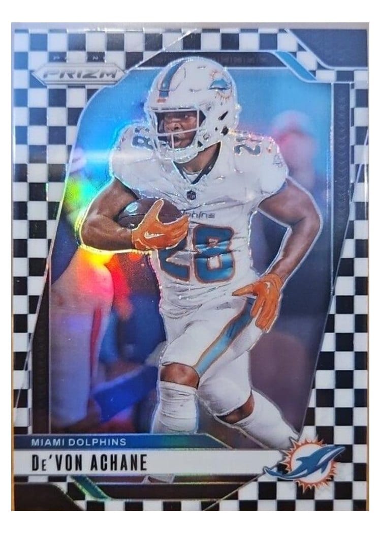 2024 Panini Prizm Base Set De'Von Achane #176 card