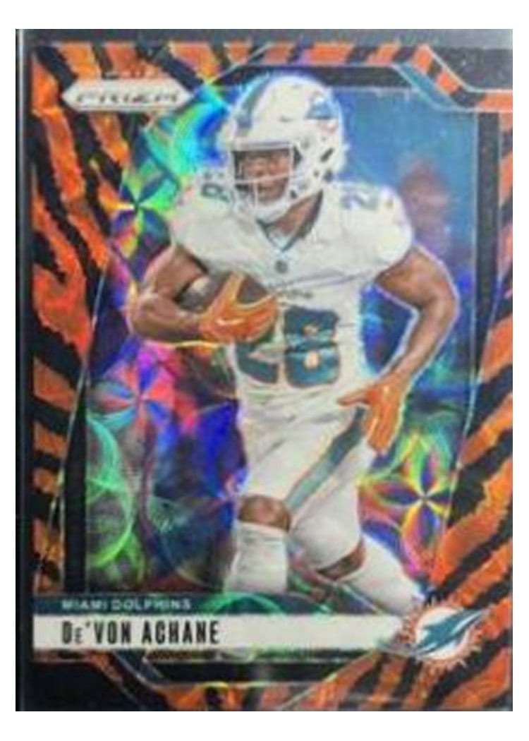 2024 Panini Prizm Base Set De'Von Achane #176 card