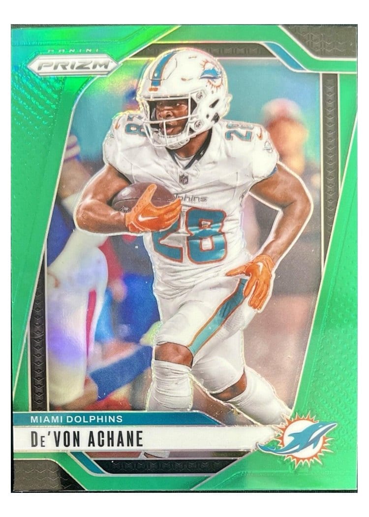 2024 Panini Prizm Base Set De'Von Achane #176 card