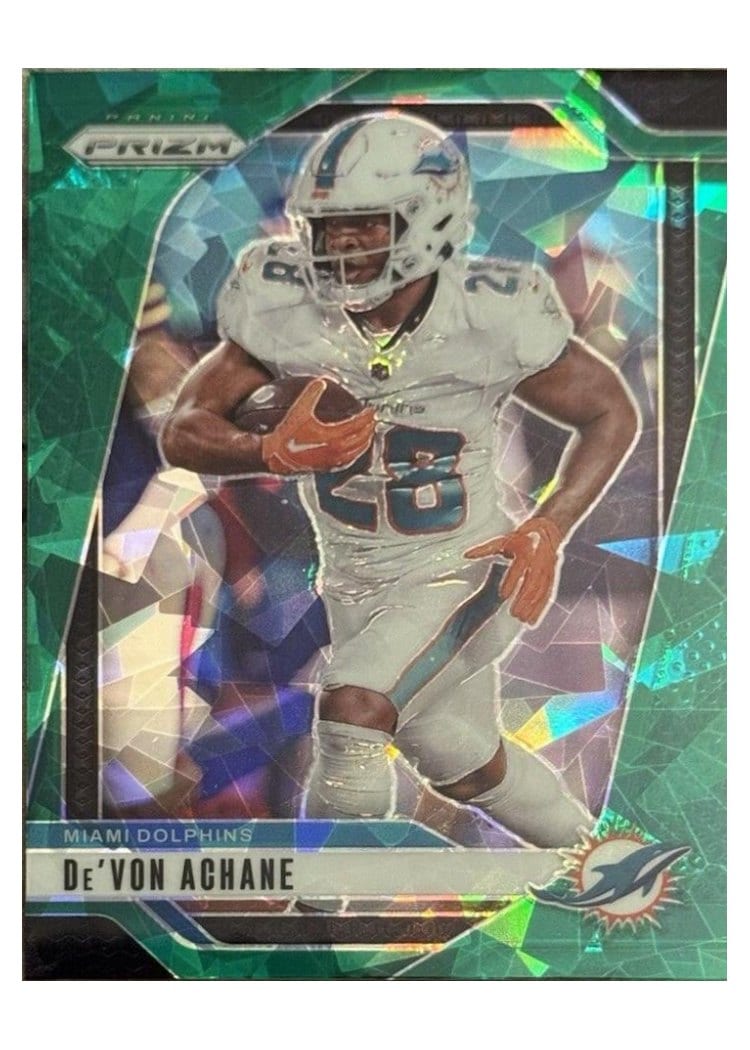 2024 Panini Prizm Base Set De'Von Achane #176 card