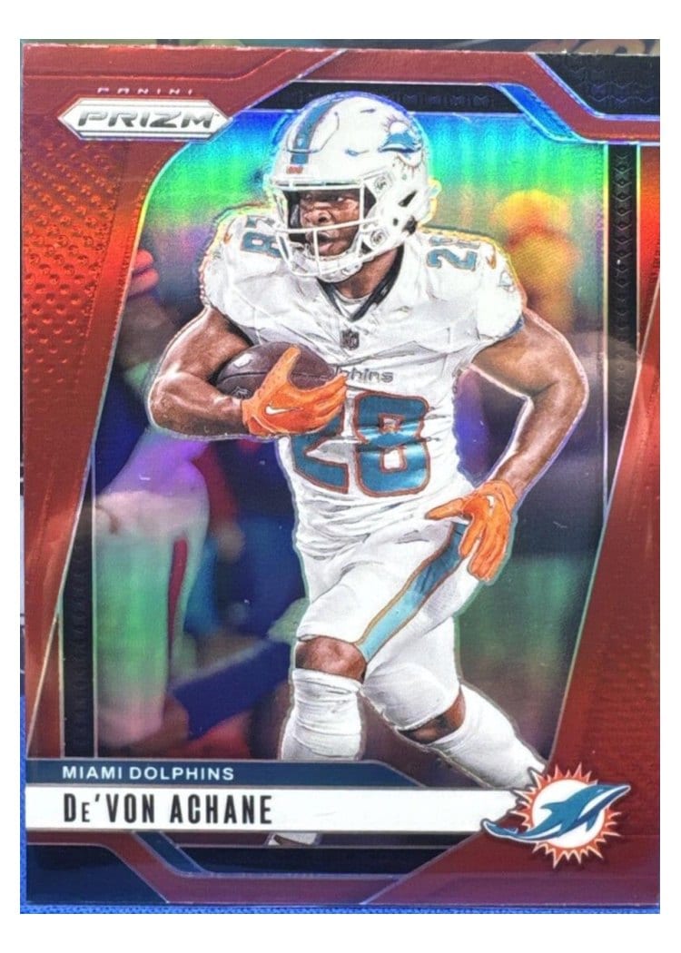 2024 Panini Prizm Base Set De'Von Achane #176 card