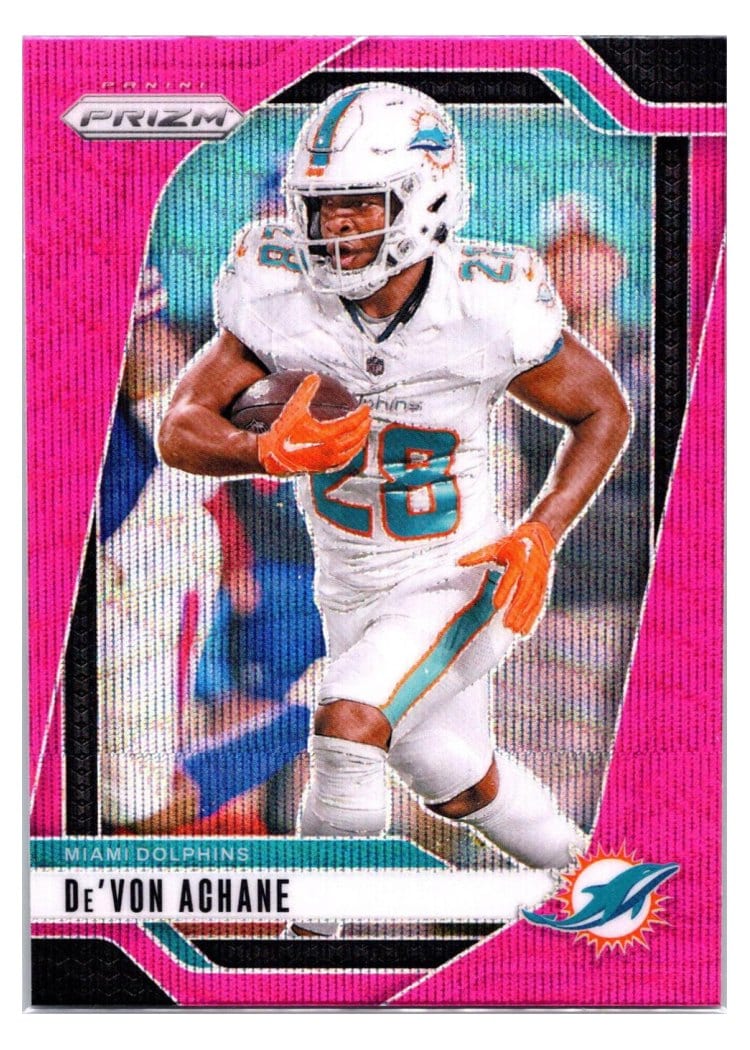 2024 Panini Prizm Base Set De'Von Achane #176 card