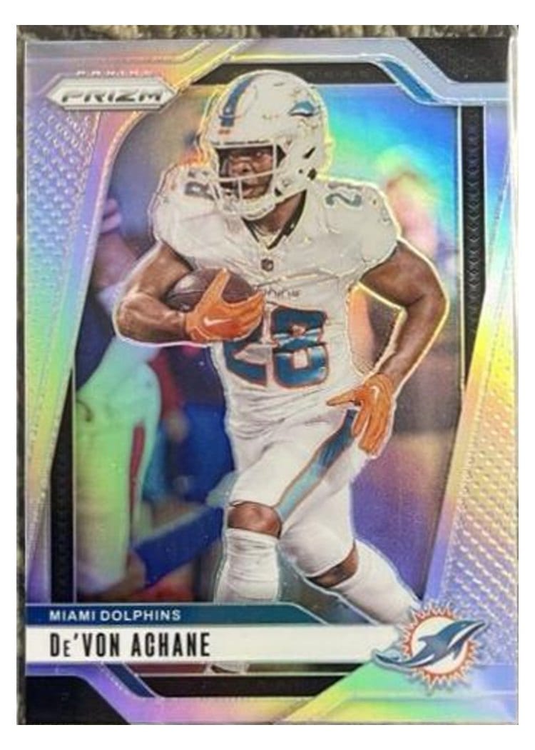 2024 Panini Prizm Base Set De'Von Achane #176 card