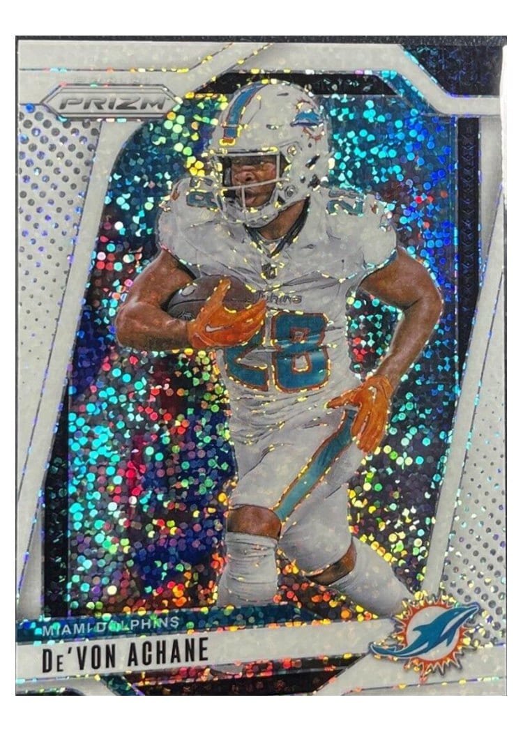2024 Panini Prizm Base Set De'Von Achane #176 card
