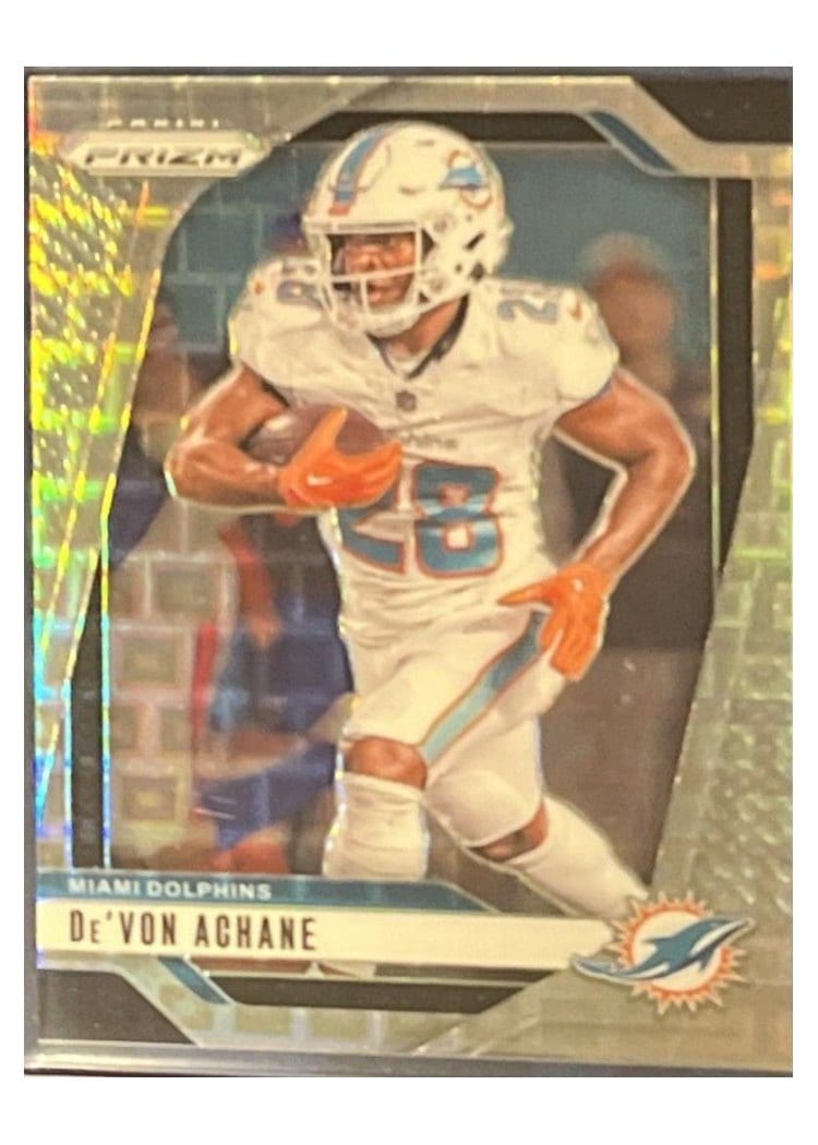 2024 Panini Prizm Base Set De'Von Achane #176 card
