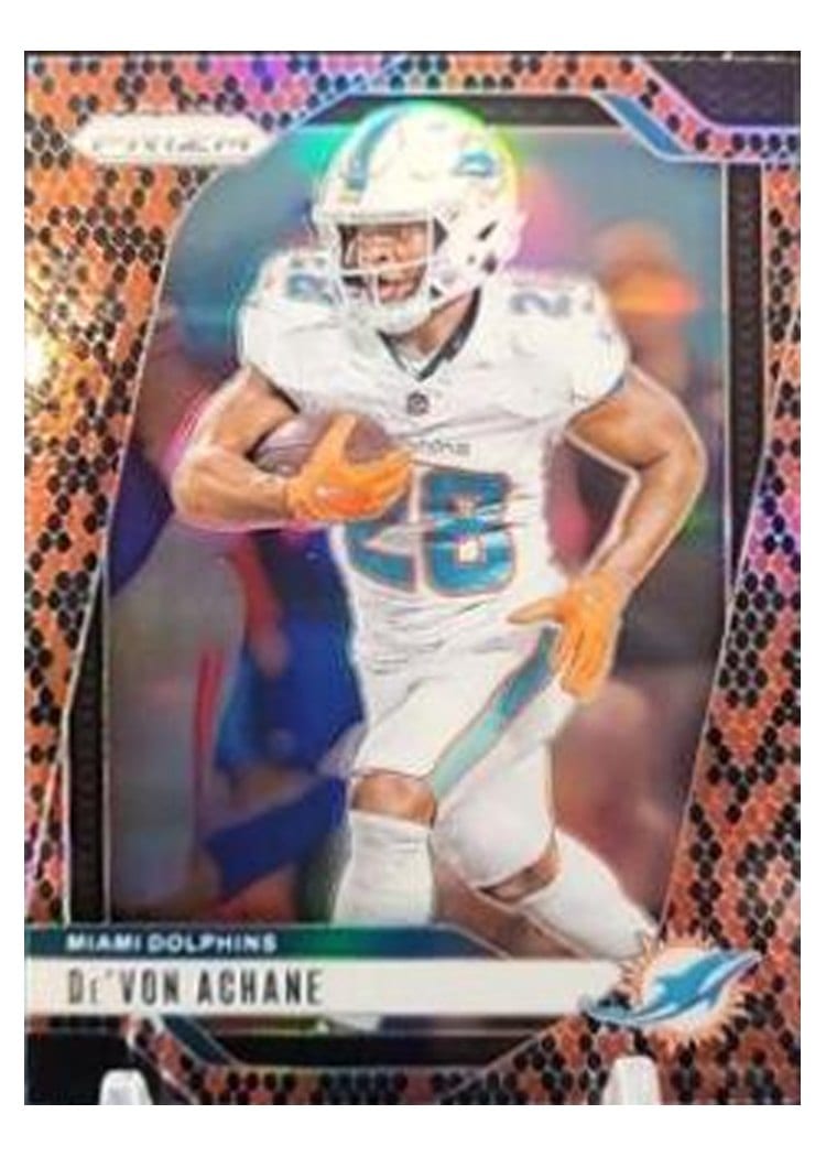 2024 Panini Prizm Base Set De'Von Achane #176 card