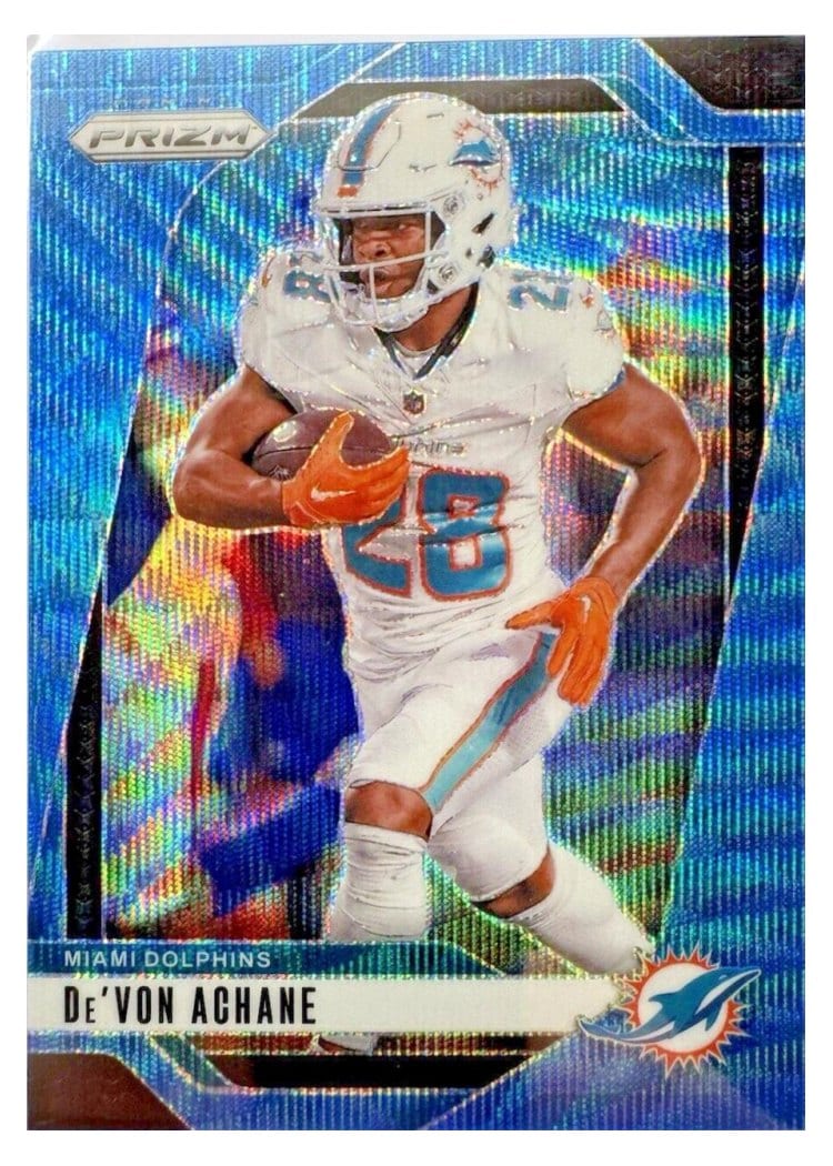2024 Panini Prizm Base Set De'Von Achane #176 card