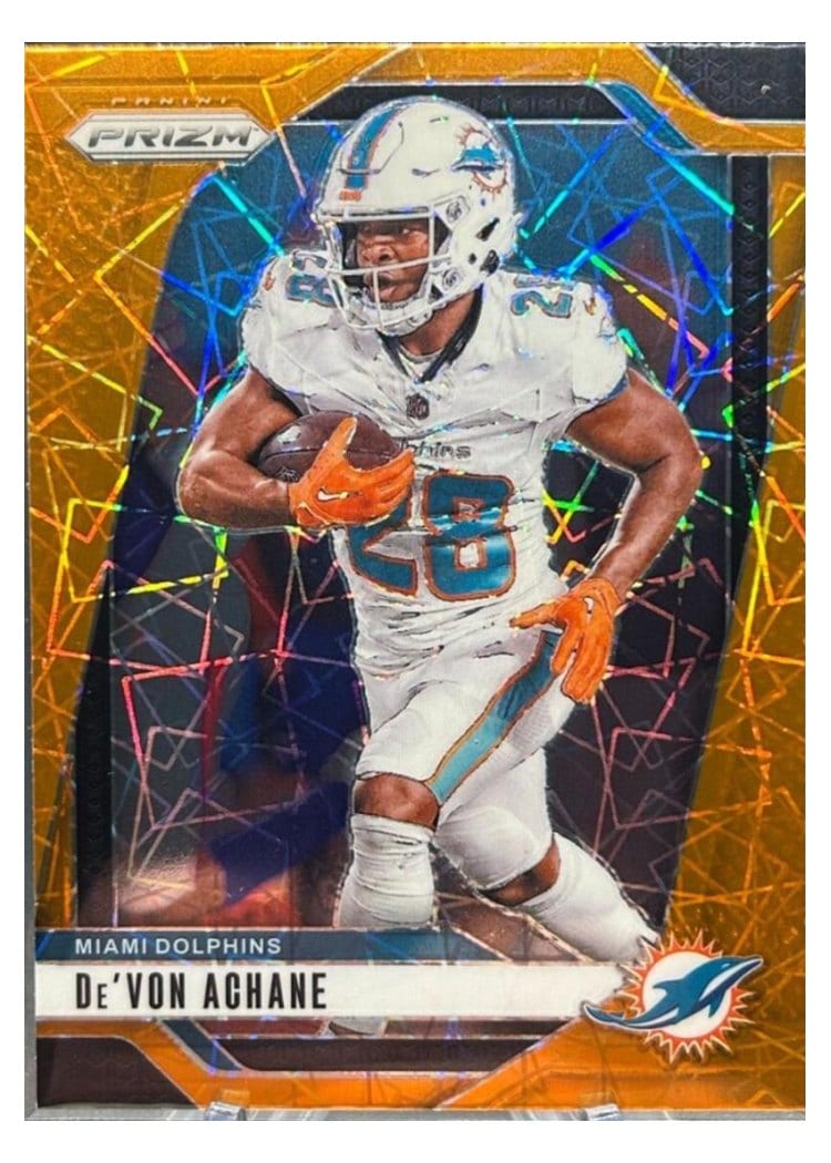 2024 Panini Prizm Base Set De'Von Achane #176 card