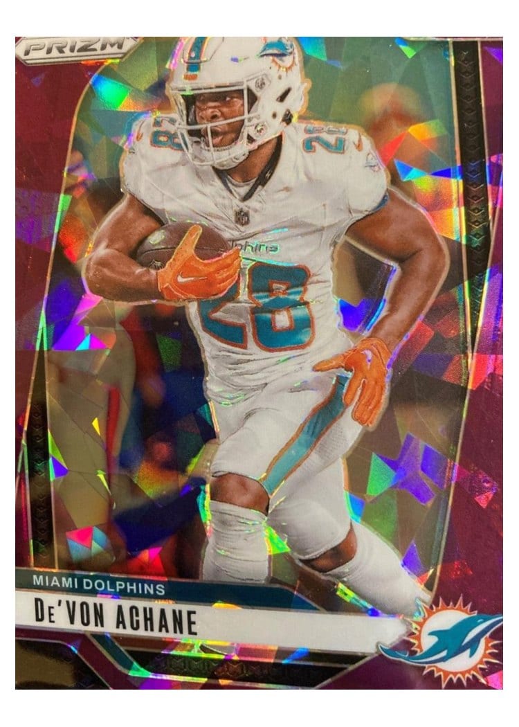 2024 Panini Prizm Base Set De'Von Achane #176 card