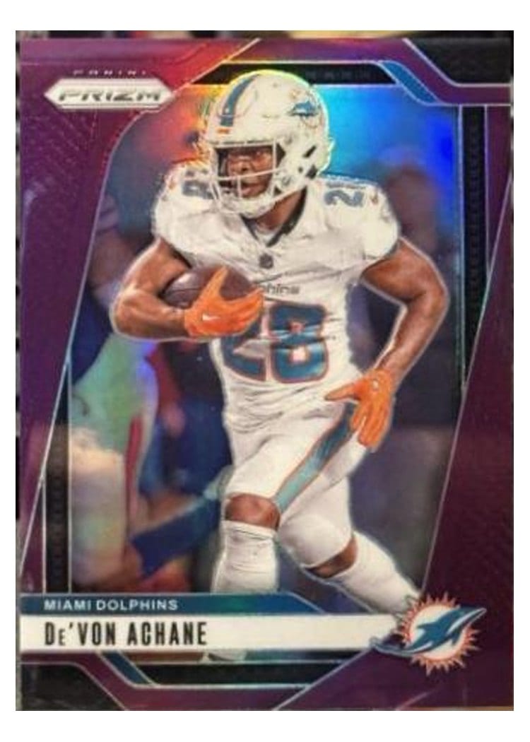 2024 Panini Prizm Base Set De'Von Achane #176 card