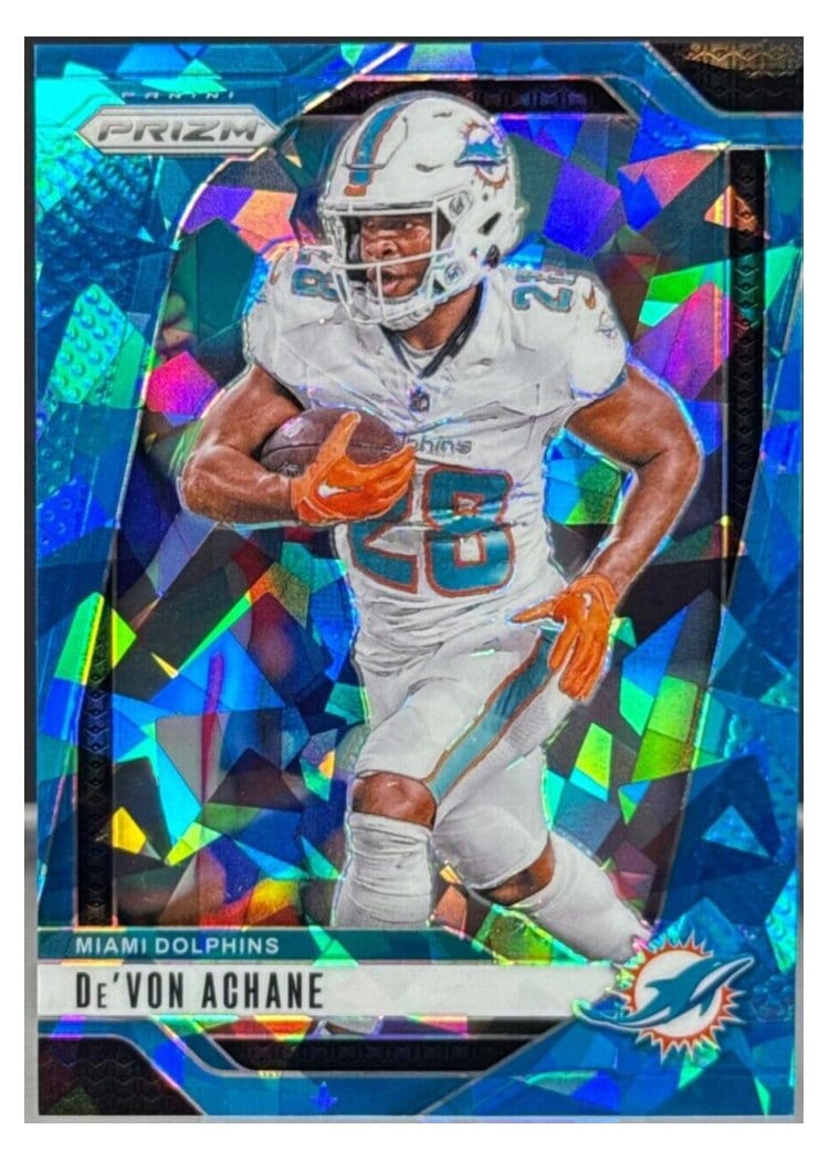 2024 Panini Prizm Base Set De'Von Achane #176 card