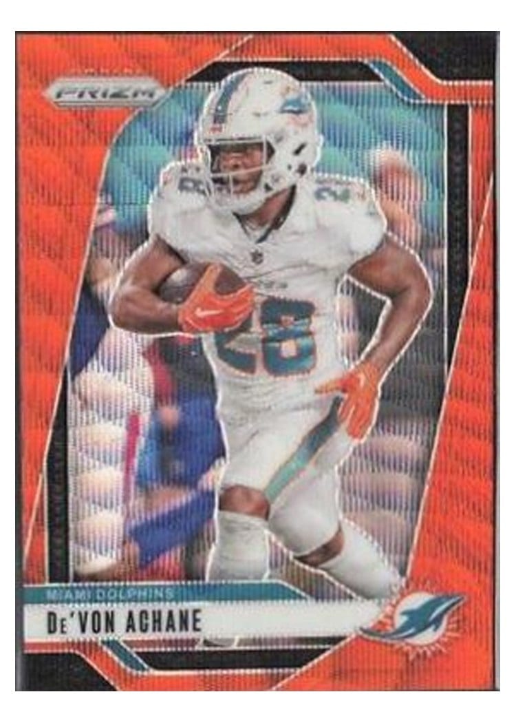 2024 Panini Prizm Base Set De'Von Achane #176 card
