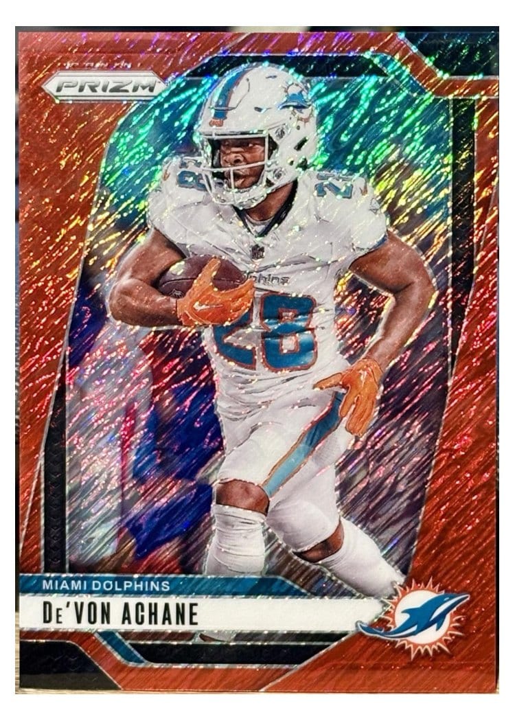 2024 Panini Prizm Base Set De'Von Achane #176 card