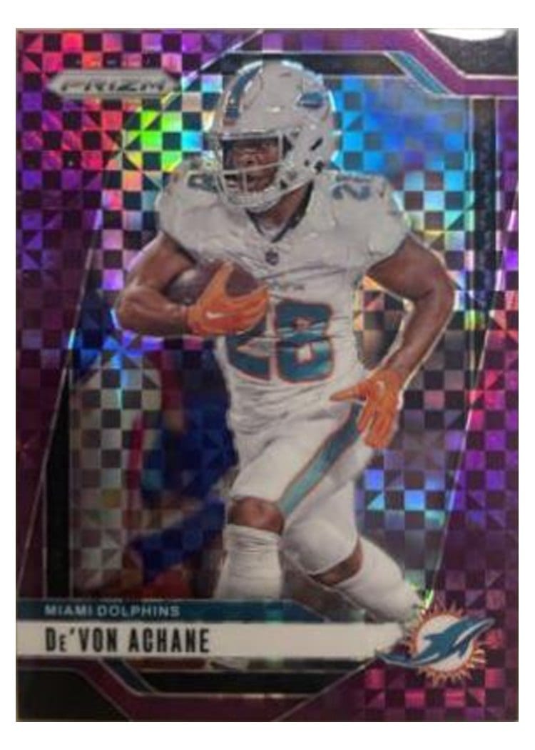 2024 Panini Prizm Base Set De'Von Achane #176 card