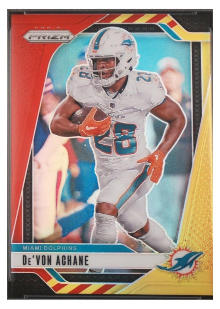 2024 Panini Prizm Base Set De'Von Achane #176 card