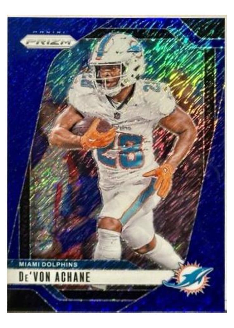 2024 Panini Prizm Base Set De'Von Achane #176 card