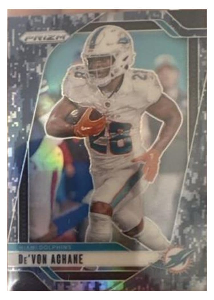 2024 Panini Prizm Base Set De'Von Achane #176 card