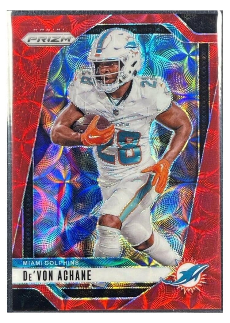 2024 Panini Prizm Base Set De'Von Achane #176 card