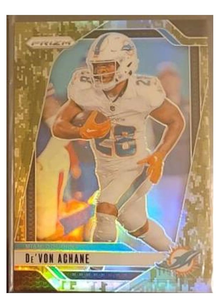 2024 Panini Prizm Base Set De'Von Achane #176 card