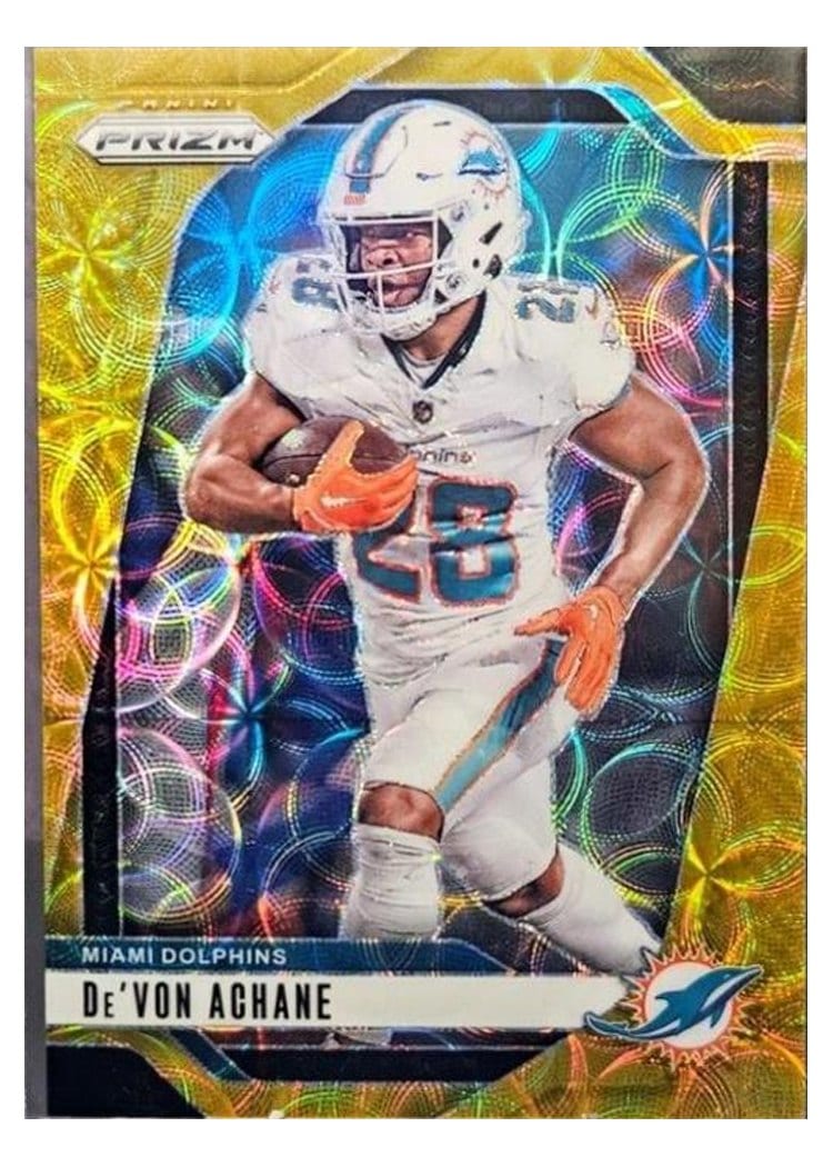 2024 Panini Prizm Base Set De'Von Achane #176 card