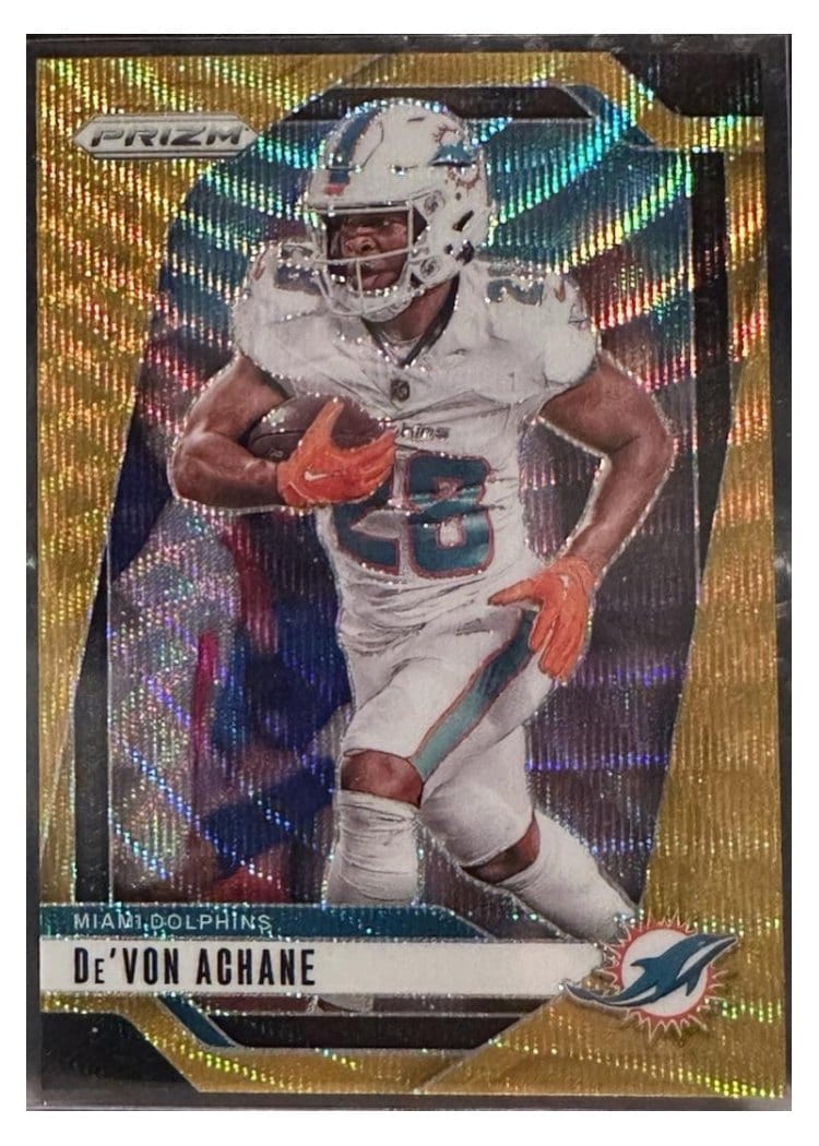 2024 Panini Prizm Base Set De'Von Achane #176 card