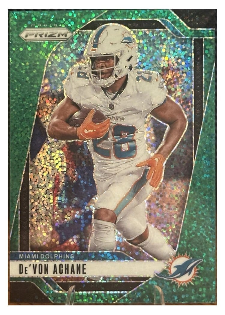 2024 Panini Prizm Base Set De'Von Achane #176 card