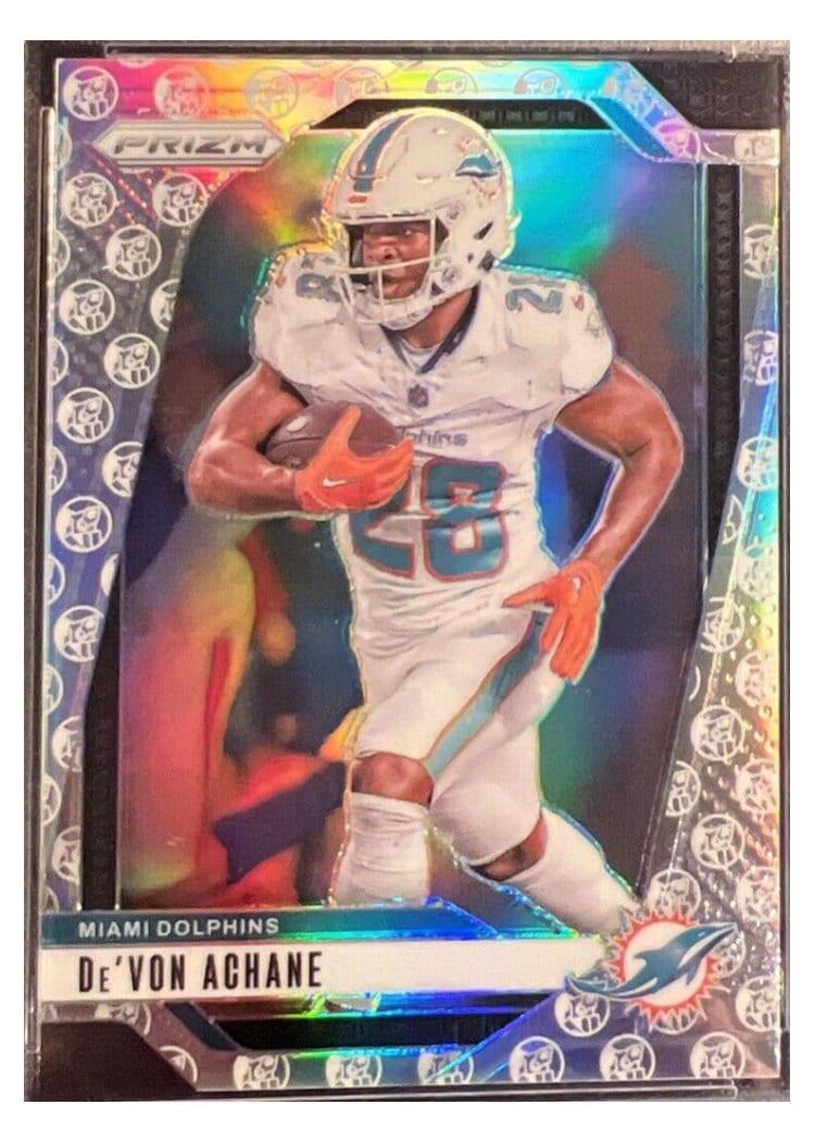 2024 Panini Prizm Base Set De'Von Achane #176 card