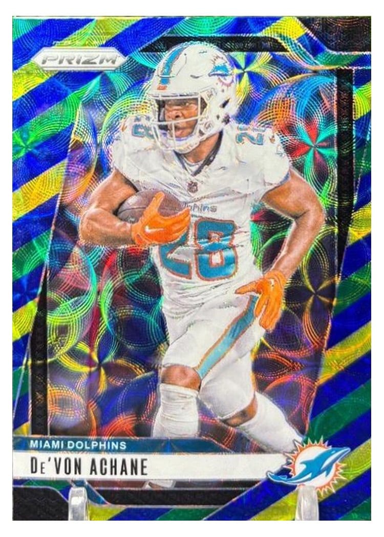 2024 Panini Prizm Base Set De'Von Achane #176 card