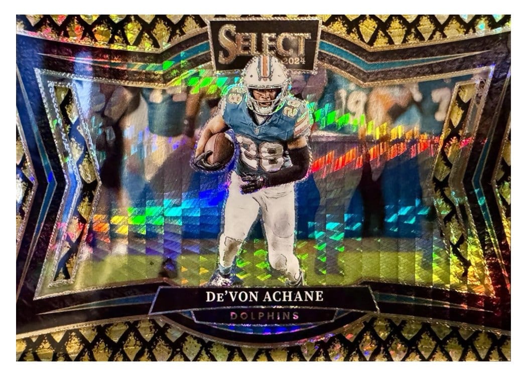 2024 Panini Select Base Set De'Von Achane #432 card